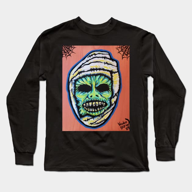 Ben cooper mask collegeville costume 80s monster mask Long Sleeve T-Shirt by Voodoobrew